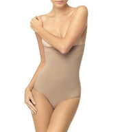 Lupo SLIM WAIST CORSET WITH THONG PANTIES | مشد لوبو ذو الخصر المرتفع مع بانتي لنحت الخصر - ديلا ديلي | Dela Dele